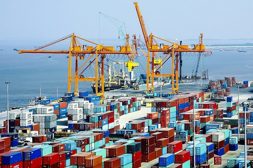 Hàng container thông qua cảng biển tính theo Teu Hàng container thông qua cảng biển tính theo Teu