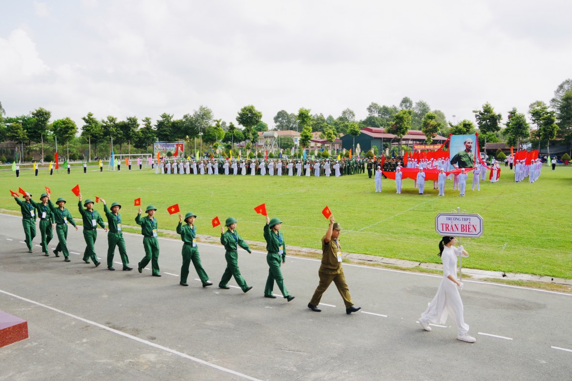 Đồng Nai: Khai mạc Hội thao Giáo dục quốc phòng - an ninh học sinh THPT lần thứ X