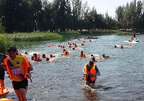 Khởi tranh giải “Bơi, chạy, trượt đồi cát” Bắc Bình - Bình Thuận mở rộng