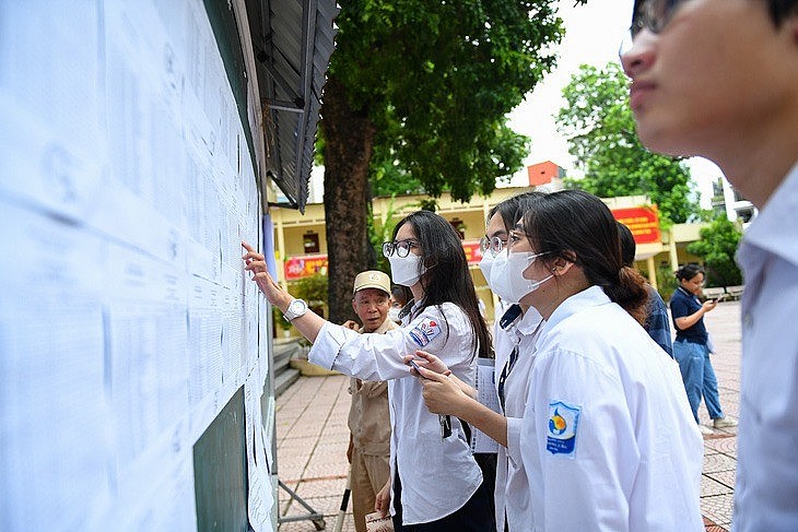 Thí sinh nộp đơn phúc khảo tại nơi đăng ký dự thi.