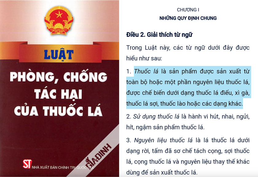 Căn cứ vào nguyên liệu có đủ cơ sở đưa thuốc lá làm nóng vào diện quản lý?