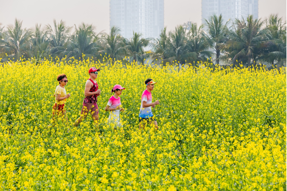 Vận động giữa thiên nhiên là lối sống lành mạnh của cư dân Ecopark