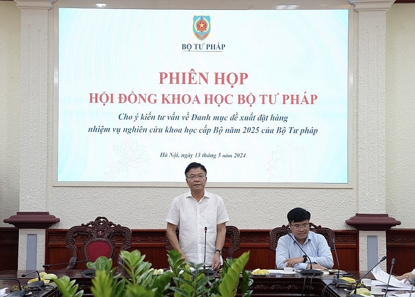 Nghiên cứu khoa học đáp ứng yêu cầu thực tiễn của Bộ, ngành Tư pháp