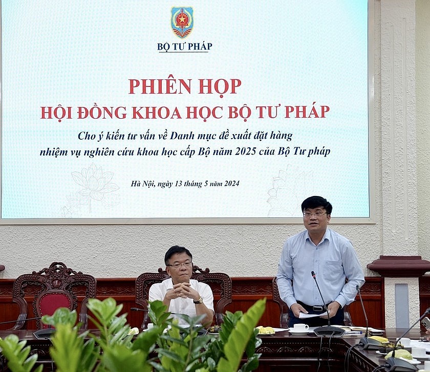 Nghiên cứu khoa học đáp ứng yêu cầu thực tiễn của Bộ, ngành Tư pháp