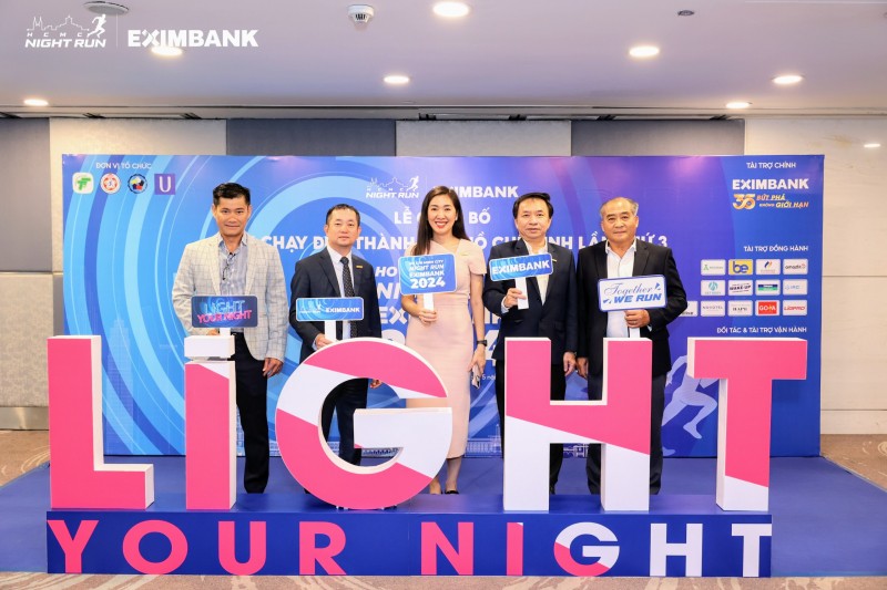 Khởi động Giải chạy đêm “Ho Chi Minh City Night Run Eximbank 2024”