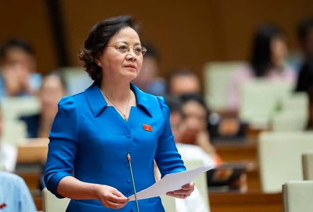 Bộ trưởng Bộ Nội vụ Phạm Thị Thanh Trà, Phó Trưởng ban Thường trực Ban Chỉ đạo của Chính phủ. Ảnh: Media Quốc hội Bộ trưởng Bộ Nội vụ Phạm Thị Thanh Trà, Phó Trưởng ban Thường trực Ban Chỉ đạo của Chính phủ. Ảnh: Media Quốc hội