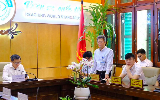 PGS.TS Phạm Ngọc Đông phát biểu tại lễ công bố.