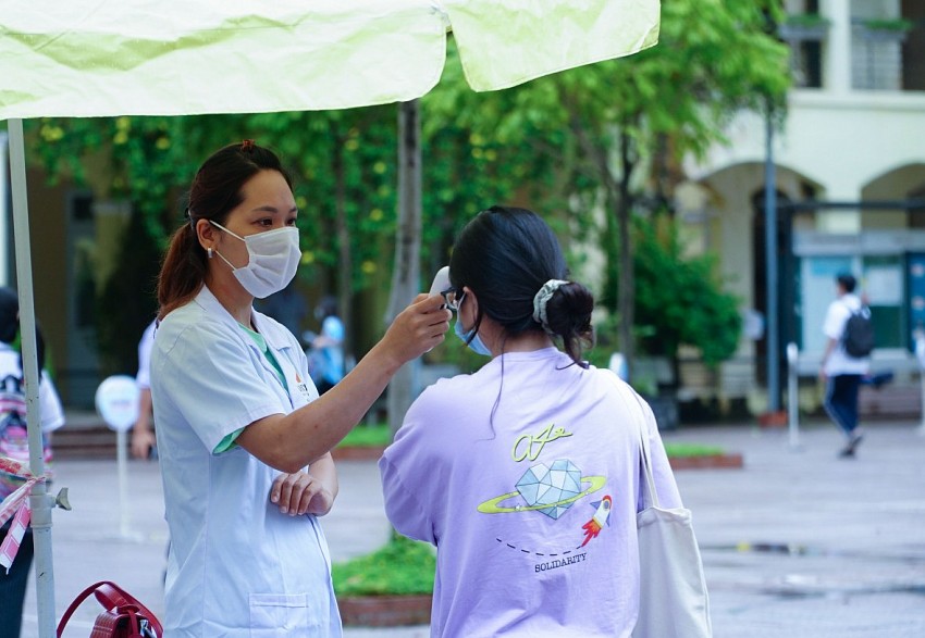 Sở Y tế Hà Nội đảm bảo công tác y tế cho kỳ thi vào lớp 10. (Ảnh: Châu Anh)