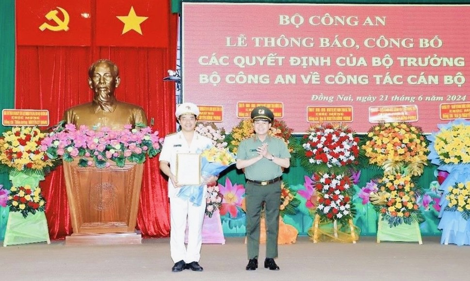 Đại tá Nguyễn Hồng Phong làm giám đốc Công an tỉnh Đồng Nai