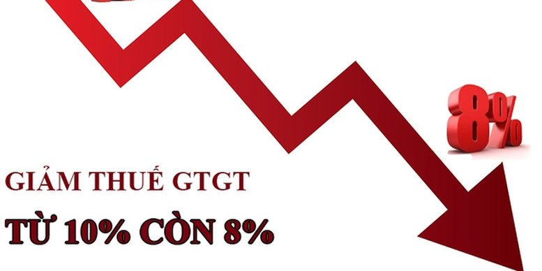 Chính thức giảm thuế giá trị gia tăng xuống 8%