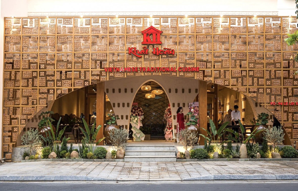 Không gian sang trọng, ấm cúng tại nhà hàng Khải Hoàn