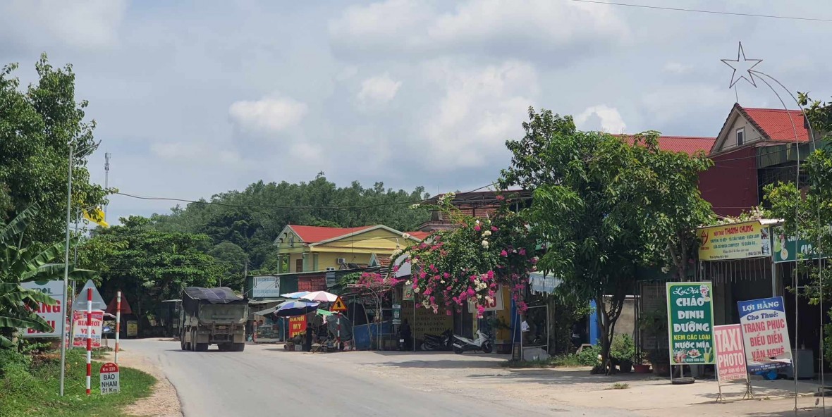 Một góc xã Nghi Phương.