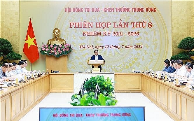 Thủ tướng Phạm Minh Chính: Càng khó khăn thì càng phải thi đua Thủ tướng Phạm Minh Chính: Càng khó khăn thì càng phải thi đua