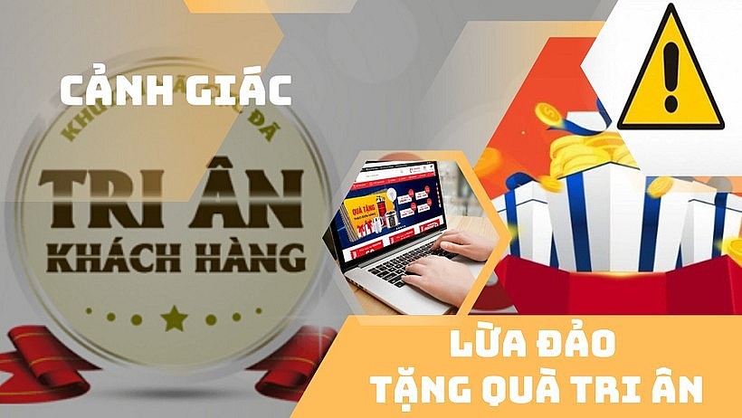 Các đối tượng lừa đảo bằng hình thức tặng quà. Ảnh: Minh hoạ