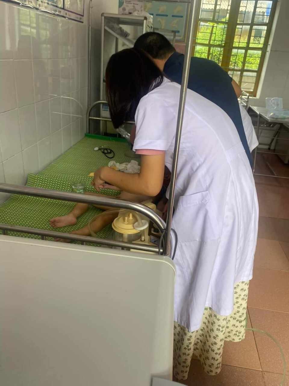 Kịp thời cấp cứu cho bé K. bị đuối nước.