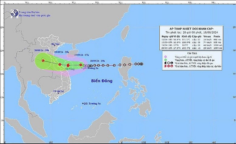 Thủ tướng Chính phủ chỉ đạo tập trung ứng phó áp thấp nhiệt đới có khả năng mạnh lên thành bão