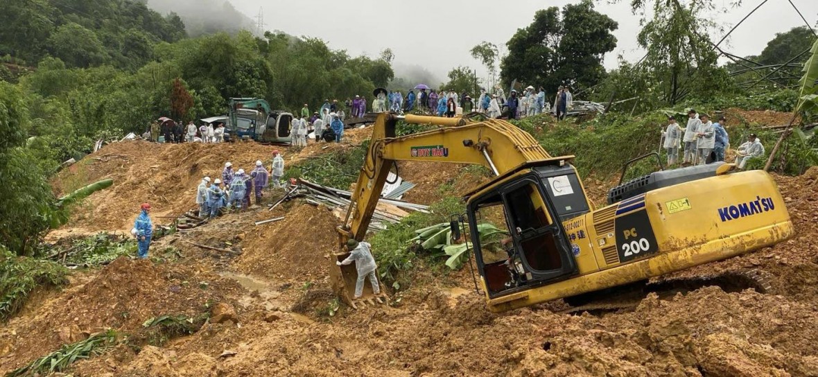 Hà Giang tích cực tìm kiếm các nạn nhân mất tích trong vụ sạt lở đất trên QL2