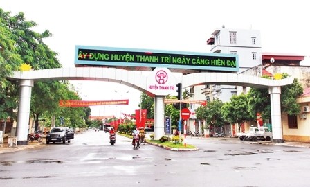 Huyện Thanh Trì đạt chuẩn nông thôn mới nâng cao