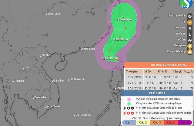 Các tỉnh, thành phố từ Quảng Ninh đến Bình Định chủ động ứng phó với bão Bão Krathon