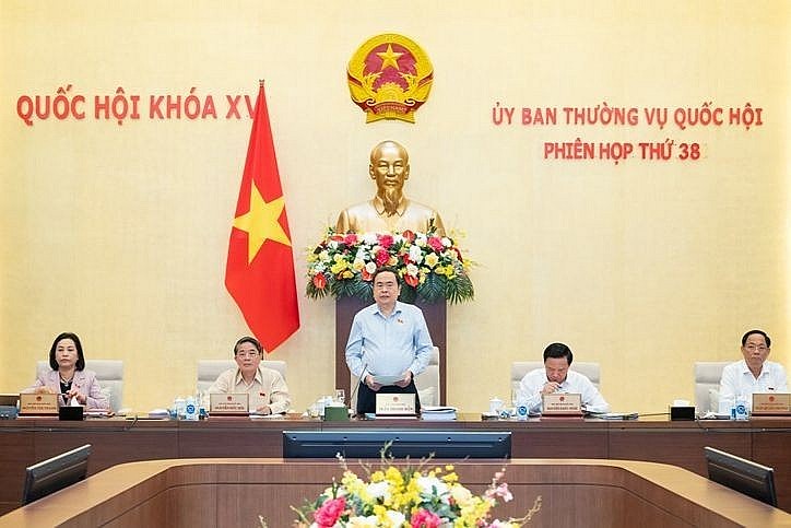 Chủ tịch Quốc hội Trần Thanh Mẫn phát biểu khai mạc Phiên họp.