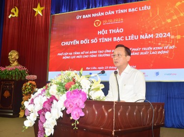 Phát triển kinh tế số - Động lực mới cho tăng trưởng kinh tế và năng suất lao động tại Bạc Liêu