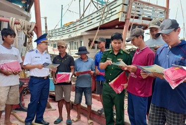 Kiên Giang xử lý nghiêm tàu cá vi phạm khai thác IUU, quyết tâm gỡ thẻ vàng châu Âu