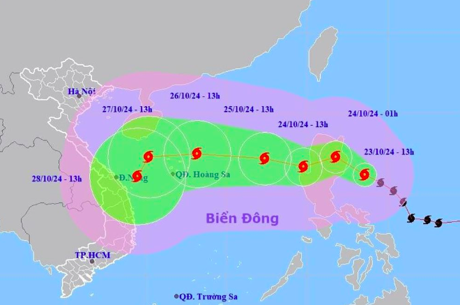 Bão Trami sắp vào Biển Đông với sức gió giật cấp 15, các địa phương chủ động ứng phó