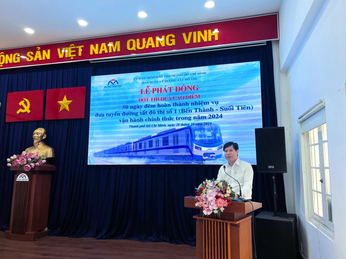 TP HCM: 50 ngày đêm thần tốc, quyết đưa tuyến Metro số 1 đi vào vận hành cuối năm 2024