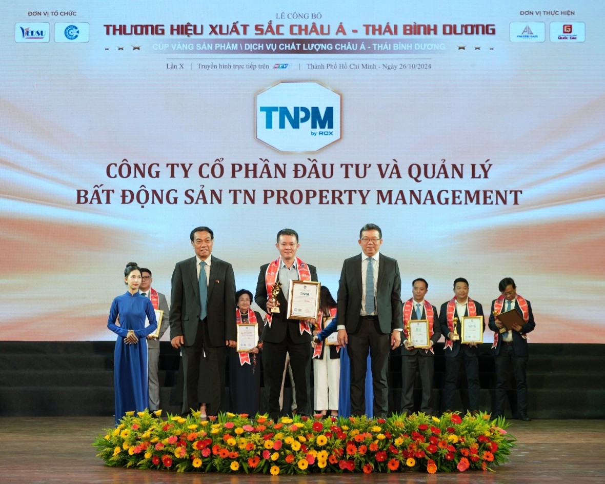 TNPM vinh dự nhận cúp vàng giải thưởng “Thương hiệu Châu Á Thái Bình Dương 2024”