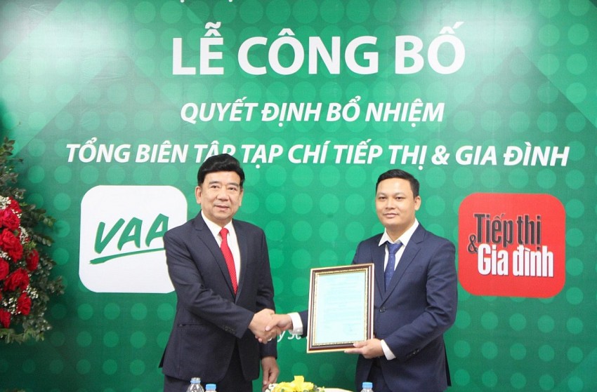 Nhà báo Hoàng Vững được bổ nhiệm làm Tổng Biên tập Tạp chí Tiếp thị và Gia đình từ ngày 30/8/2022.