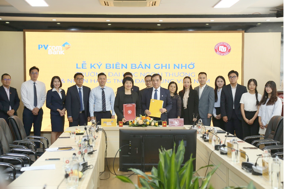 PVcomBank và trường Đại học Ngoại Thương sẽ tiếp tục đẩy mạnh hợp tác, phát triển trên nhiều phương diện