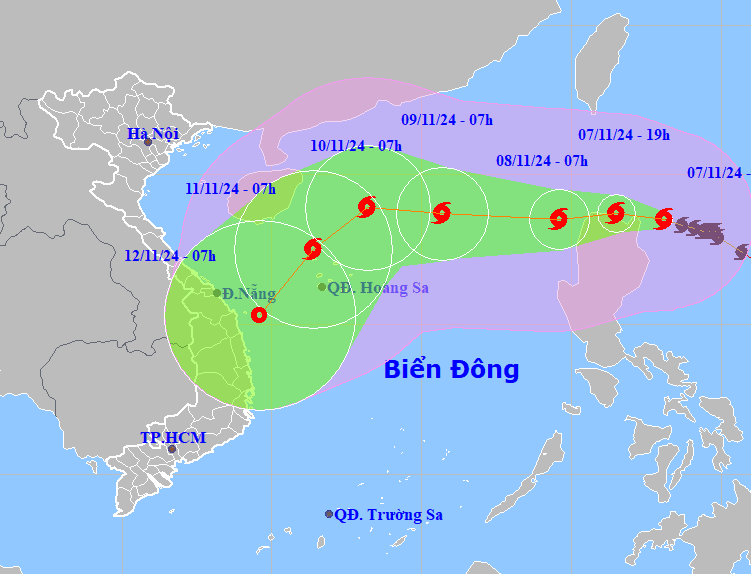 Thủ tướng Chính phủ yêu cầu các Bộ ngành, địa phương chủ động ứng phó bão YINXING