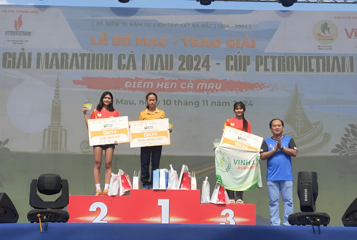 Hơn 6.000 VĐV sôi nổi tranh tài tại Giải Marathon - Cà Mau 2024