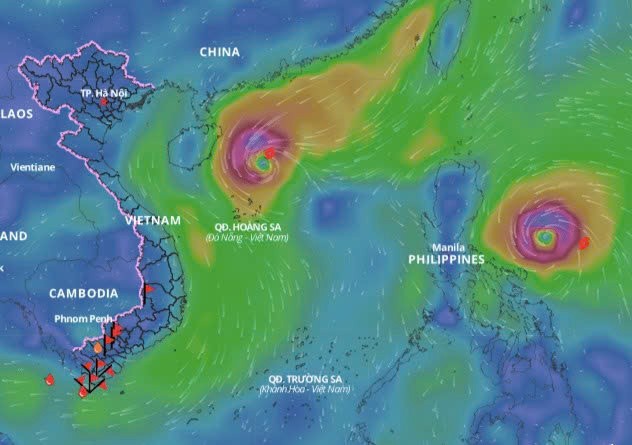 Bão số 7 chưa tan, dự báo Biển Đông đón thêm bão số 8