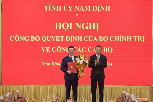 Ông Đặng Khánh Toàn trở thành tân Bí thư Tỉnh ủy Nam Định