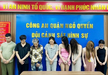 Hải Phòng: 12 "nam thanh, nữ tú" mua bán dâm và tổ chức sử dụng ma túy trong khách sạn