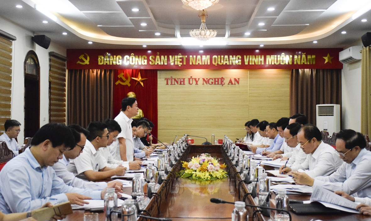 Ban Kinh tế Trung ương đánh giá rất cao kết quả thu hút đầu tư FDI của tỉnh Nghệ An.