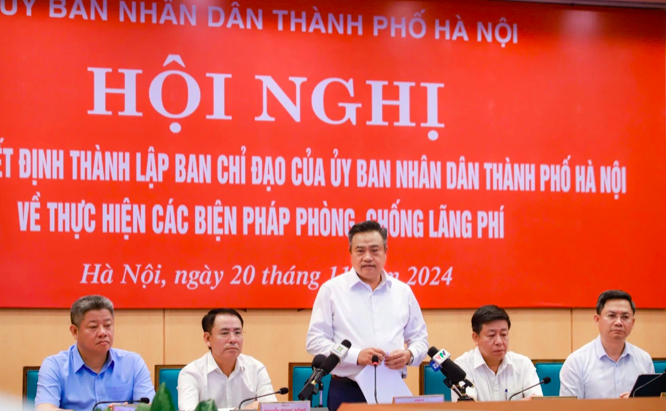 Ông Trần Sỹ Thanh làm Trưởng Ban chỉ đạo phòng chống lãng phí Hà Nội