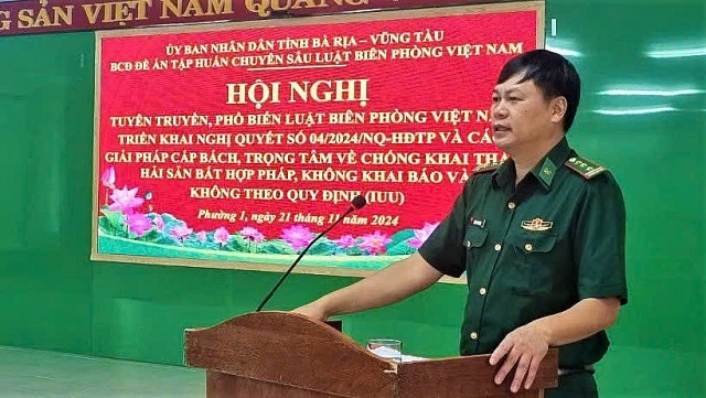 Tuyên truyền Luật Biên phòng Việt Nam và chống khai thác IUU cho cán bộ, nhân dân TP. Vũng Tàu