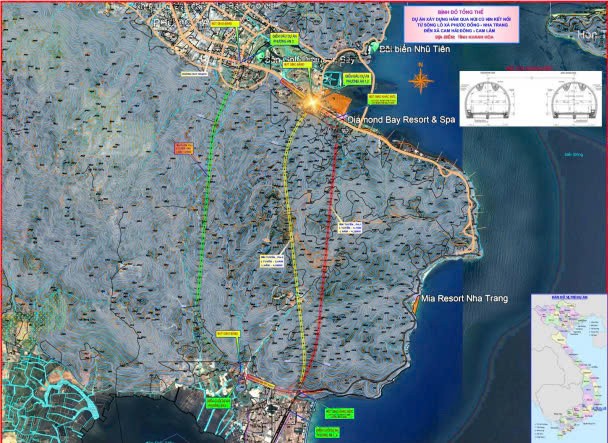 Xây dựng hầm qua núi nối Nha Trang - Cam Ranh