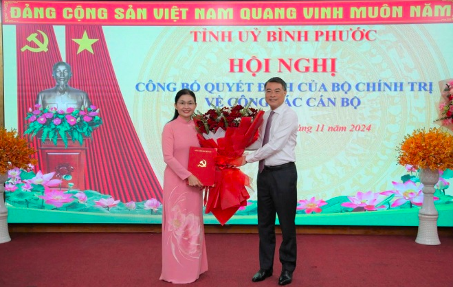 Bình Phước có Tân nữ Bí thư Tỉnh uỷ trẻ nhất cả nước