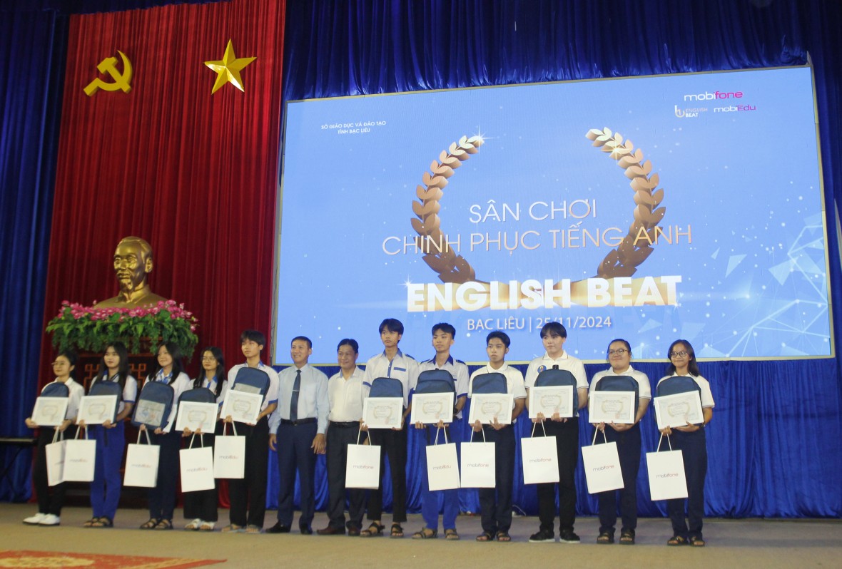 Học sinh Bạc Liêu sôi nổi “Chinh phục tiếng Anh - English Beat”