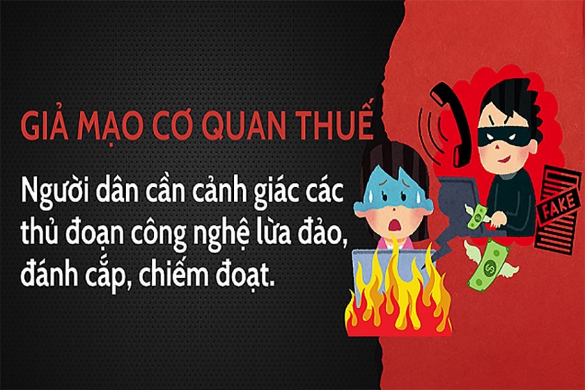 Cài đặt phần mềm “giả mạo” để đóng thuế điện tử, người đàn ông bị mất hơn 200 triệu đồng.