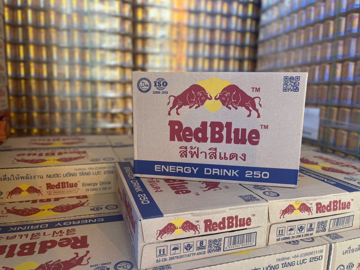 Thu giữ hàng nghìn sản phẩm có dấu hiệu xâm phạm quyền nhãn hiệu Redbull