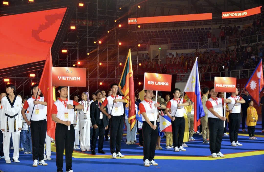 Khai mạc giải Taekwondo Cảnh sát các nước châu Á mở rộng năm 2024