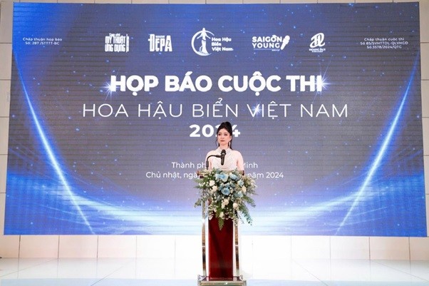 Th.s, Hoa Hậu Lê Thị Thơ - Chủ tịch cuộc thi Hoa hậu Biển Việt Nam 2024