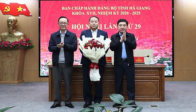 Ông Phan Huy Ngọc được bầu làm Phó Bí thư Tỉnh ủy Hà Giang