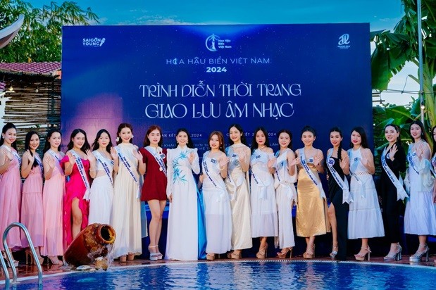 Đêm diễn thời trang “bùng nổ” visual của các thí sinh Hoa hậu Biển Việt Nam 2024