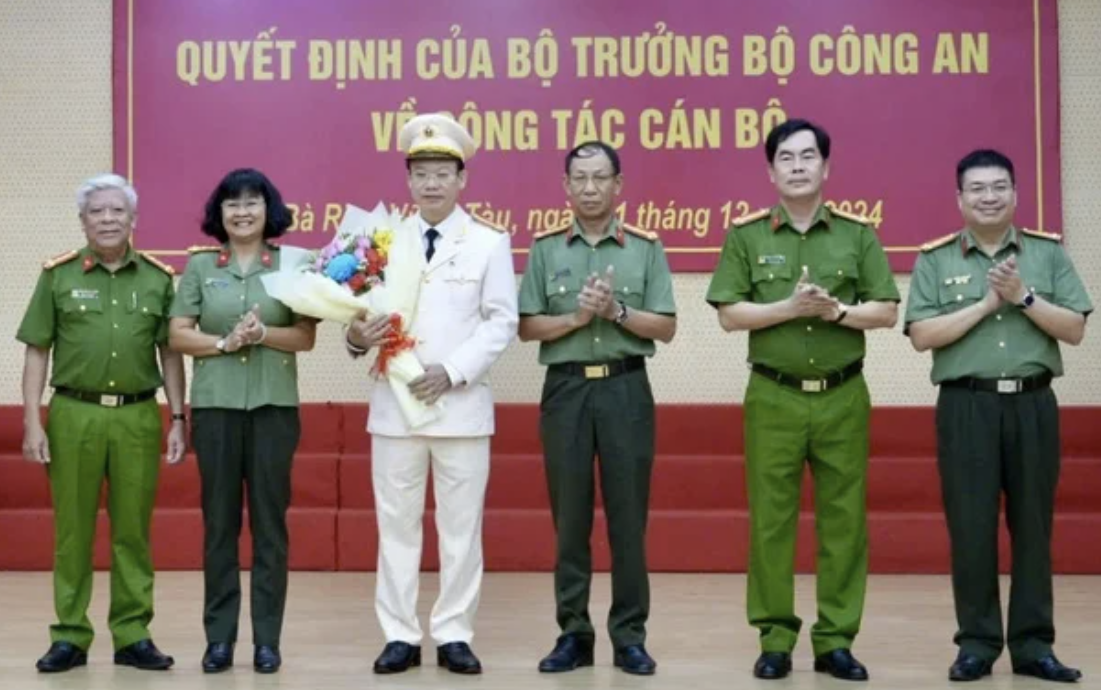 Đại tá Vũ Như Hà được điều động làm Giám đốc Công an tỉnh Bà Rịa-Vũng Tàu