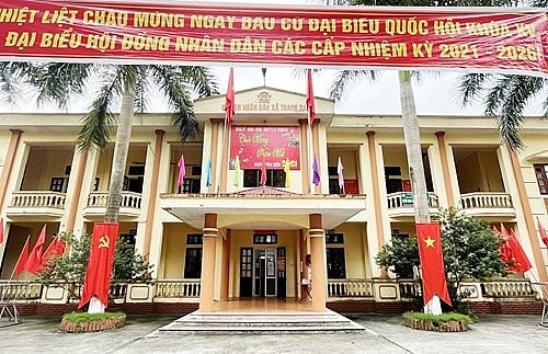 Trụ sở UBND xã Thanh Đa.